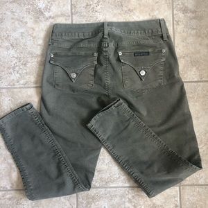 Hudson cropped skinny fatigue jeans - 28